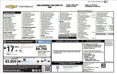 2026 Chevrolet Silverado 1500 LTZ