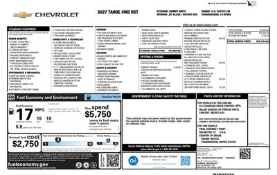 2027 Chevrolet Tahoe RST