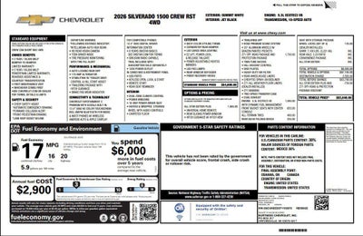 2026 Chevrolet Silverado 1500 RST