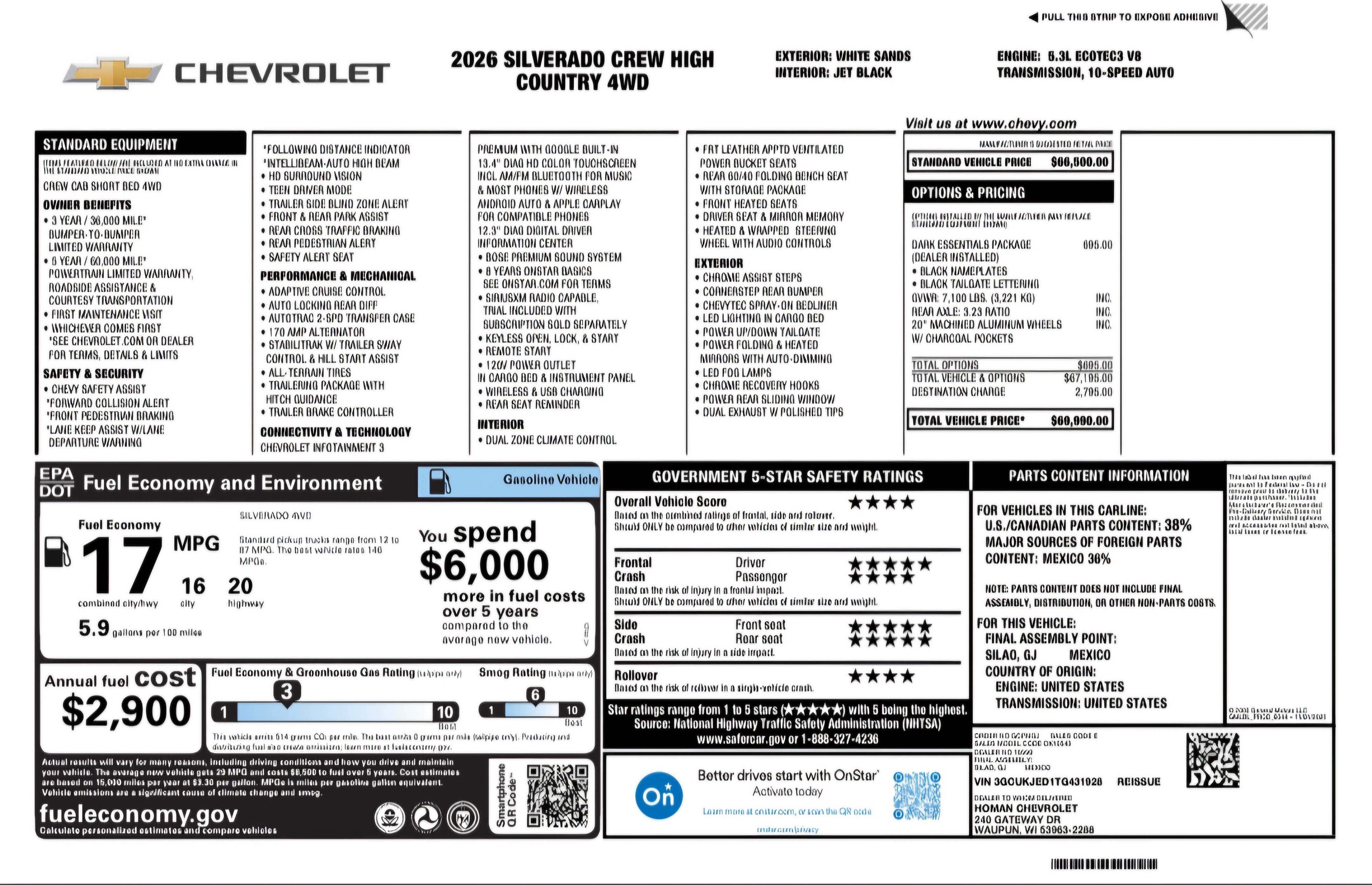2026 Chevrolet Silverado 1500 High Country