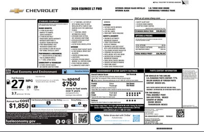 2026 Chevrolet Equinox LT