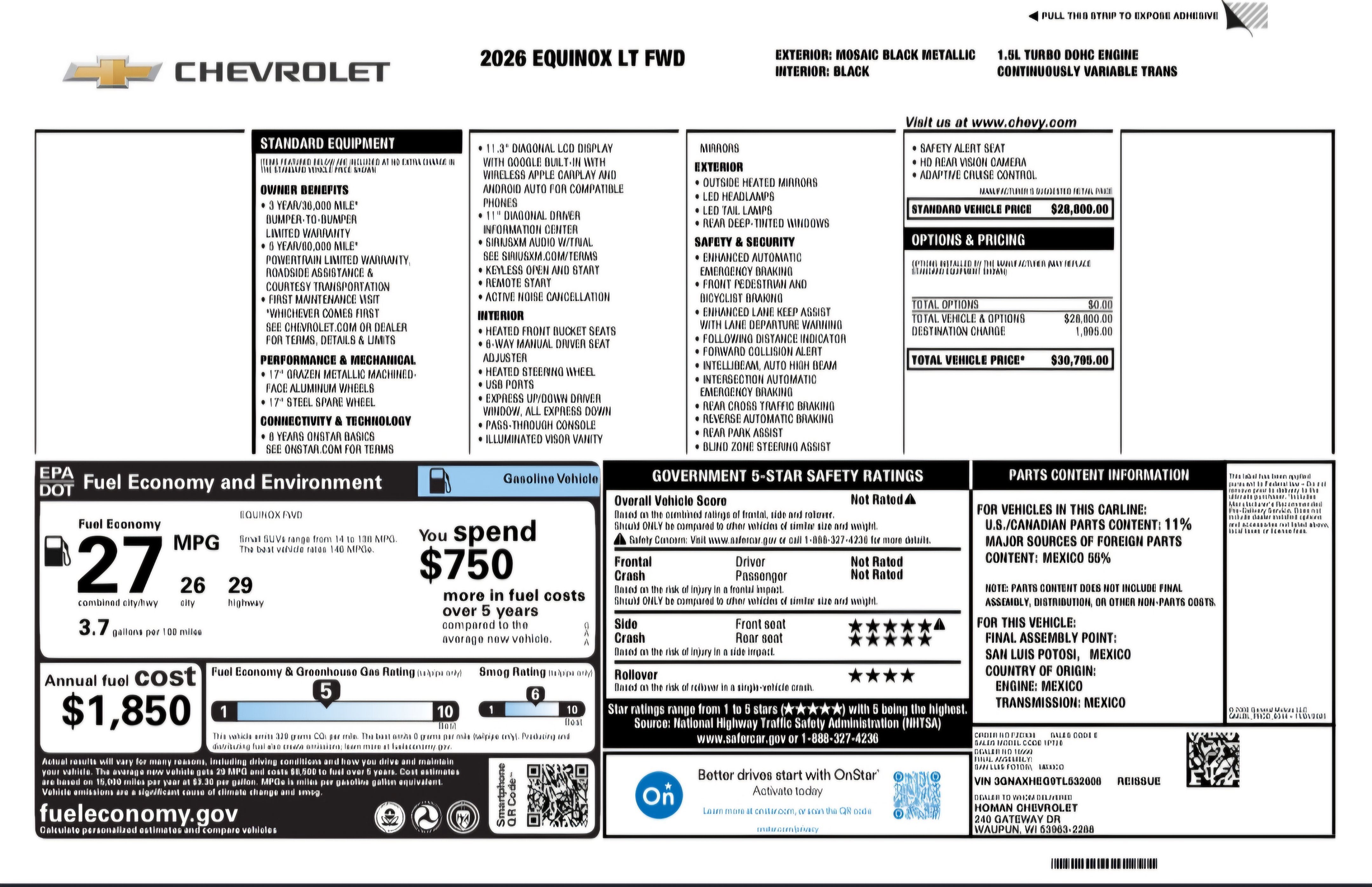 2026 Chevrolet Equinox LT