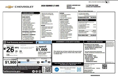 2026 Chevrolet Equinox LT