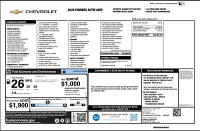 2026 Chevrolet Equinox ACTIV