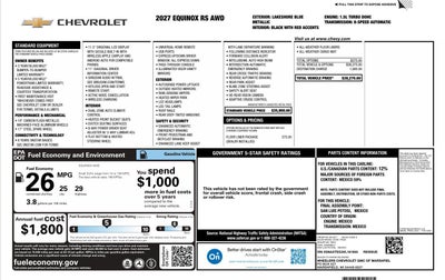 2027 Chevrolet Equinox RS