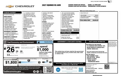 2027 Chevrolet Equinox RS